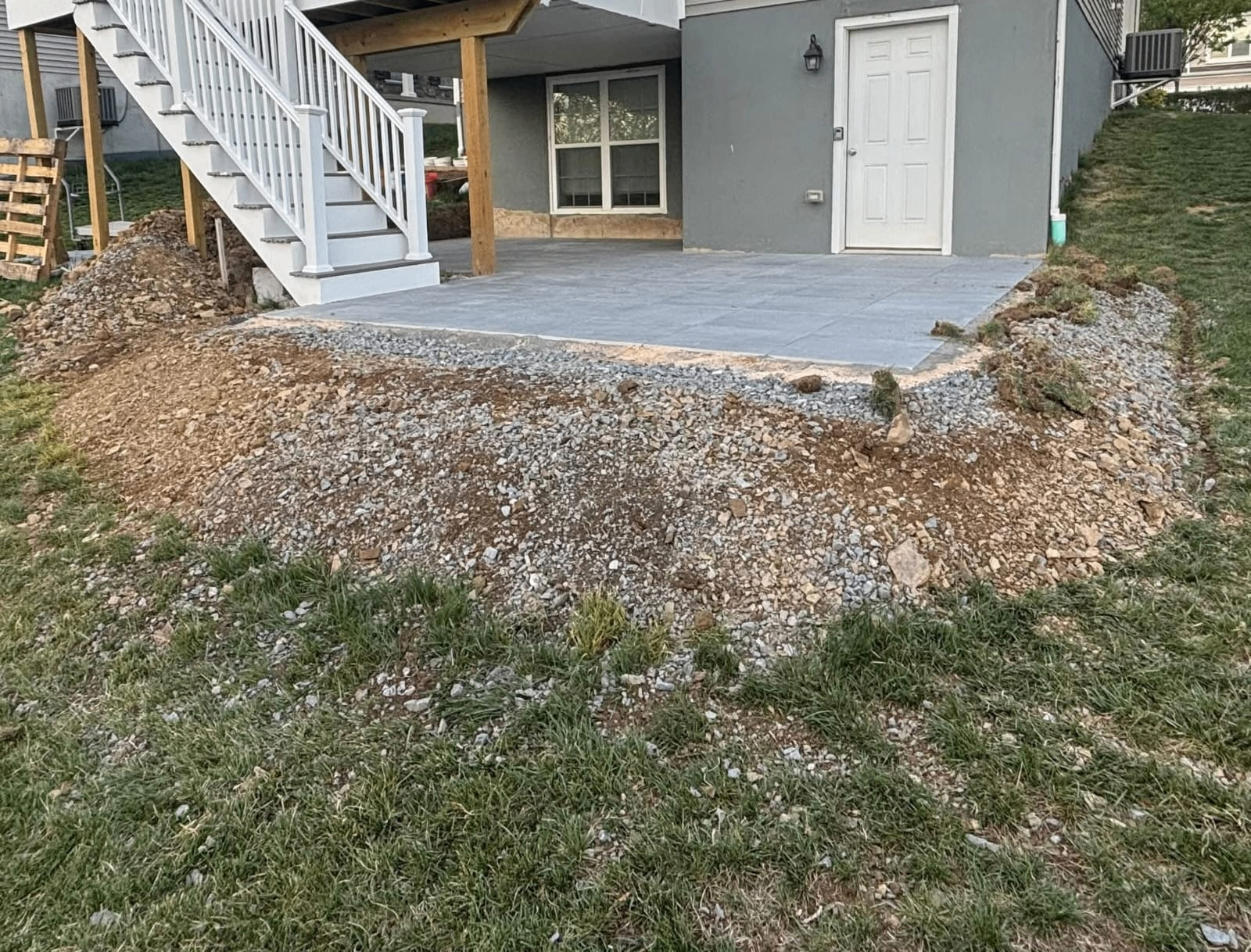 Before landscaping